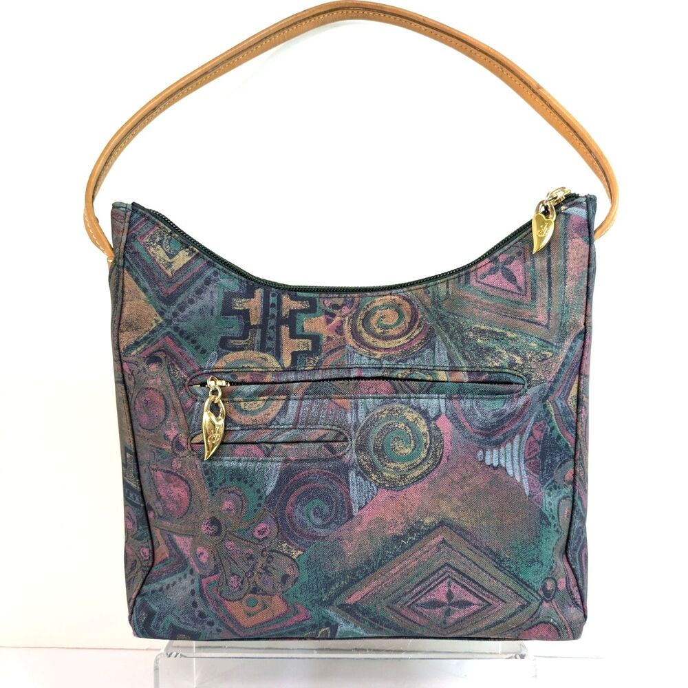 Vintage Vincent Van Gogh Tapestry Shoulder Bag Southwest Tribal Geometric Boho